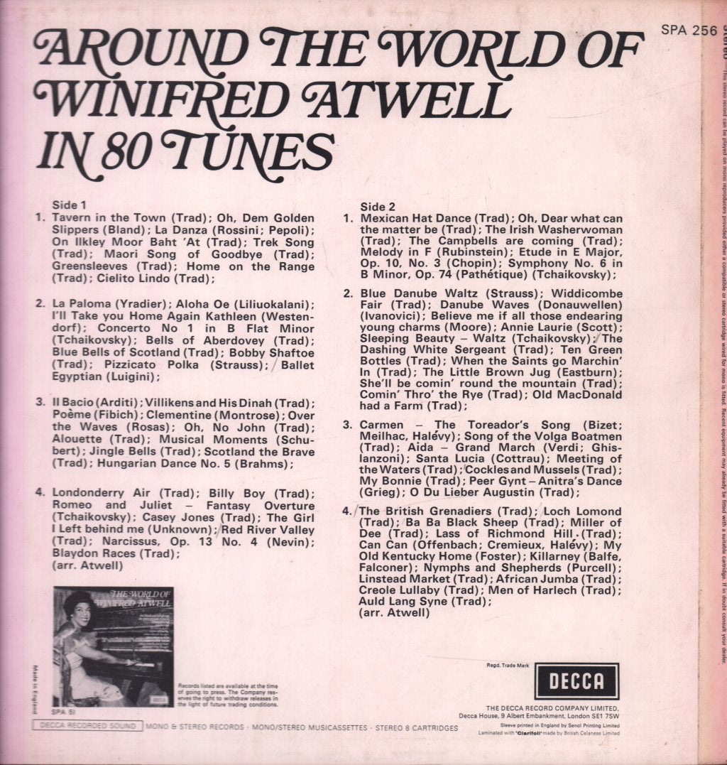 Winifred Atwell - Around The World Of Winifred Atwell In 80 Tunes - Lp