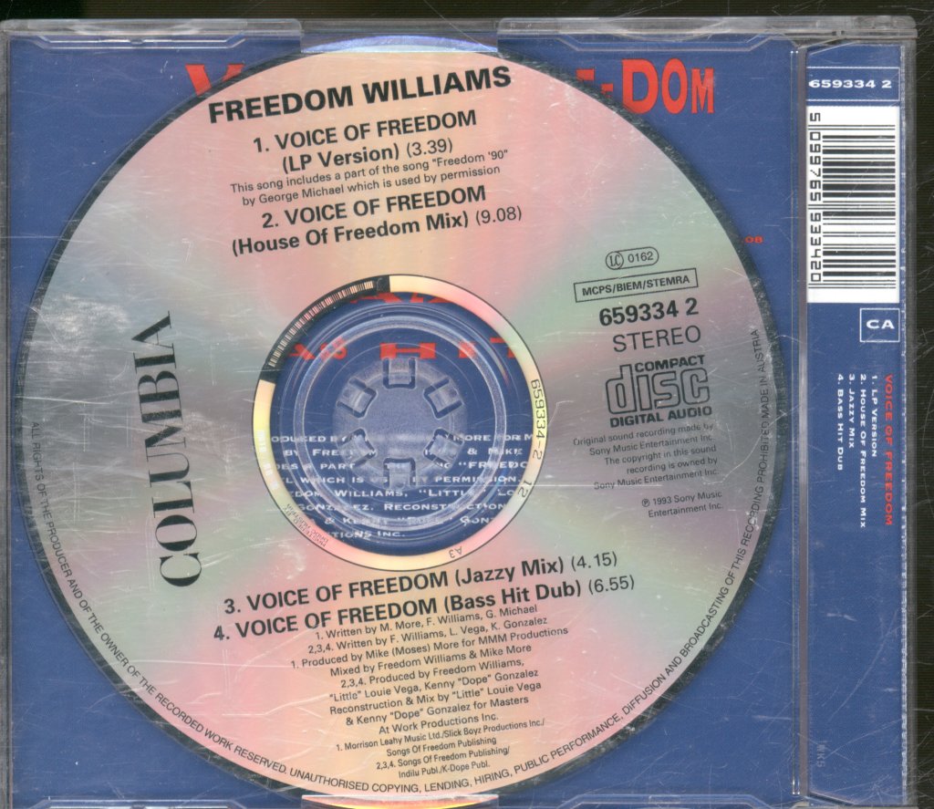 Freedom Williams - Voice Of Freedom - Cd