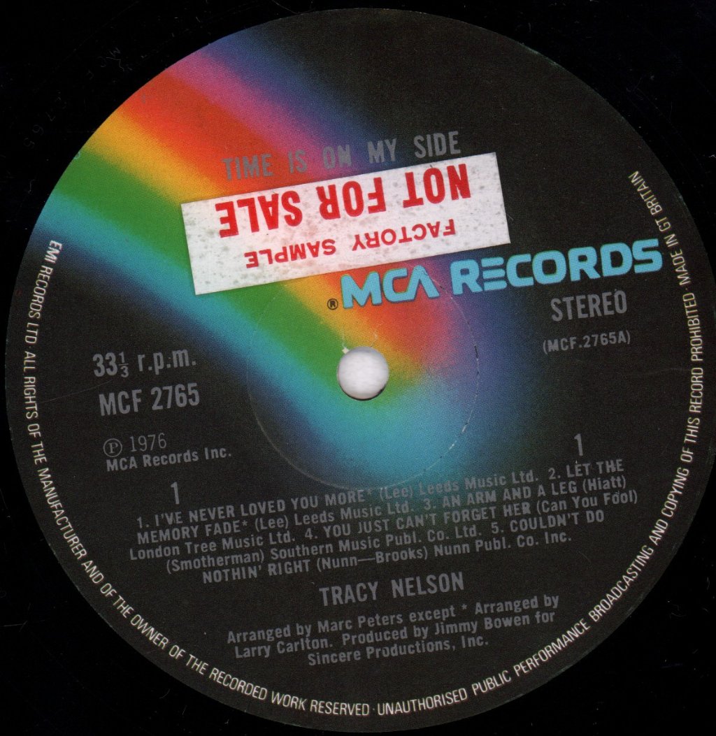 Tracy Nelson - Time Is On My Side - Lp