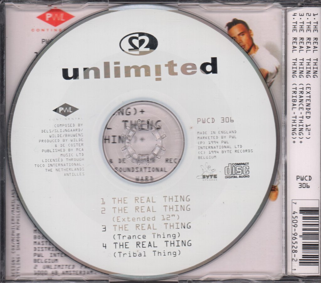 2 Unlimited - Real Thing - Cd