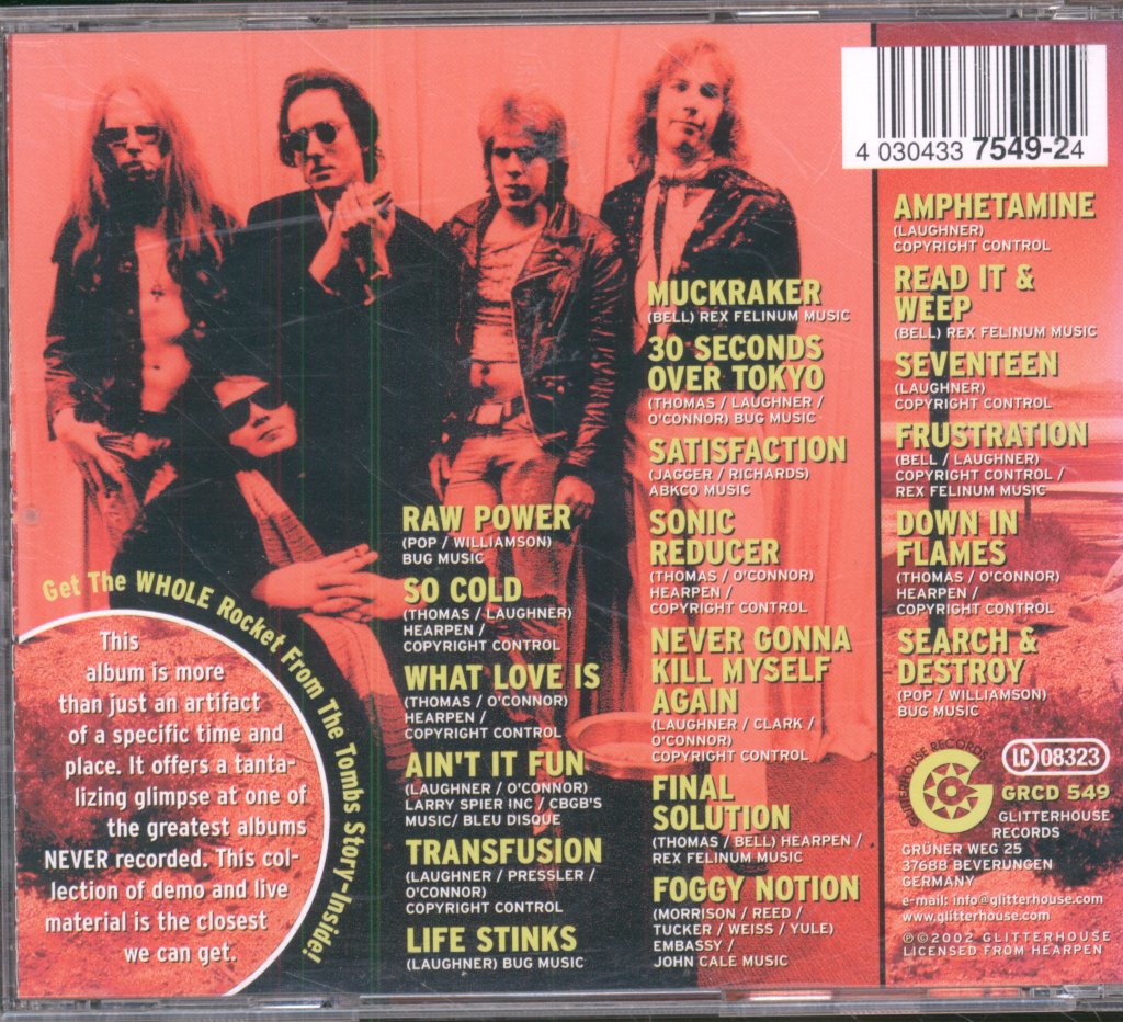 Rocket From The Tombs - Day The Earth Met The... - Cd