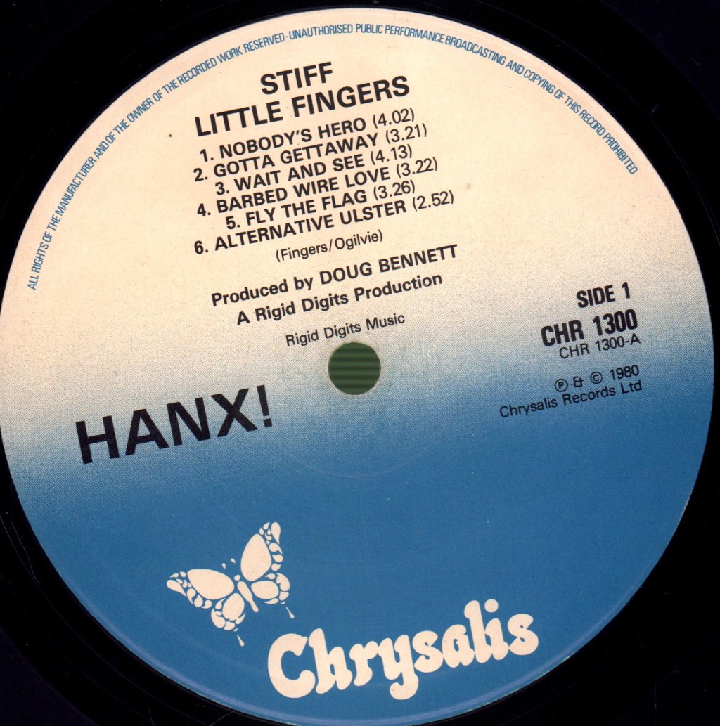 Stiff Little Fingers - Hanx - Lp