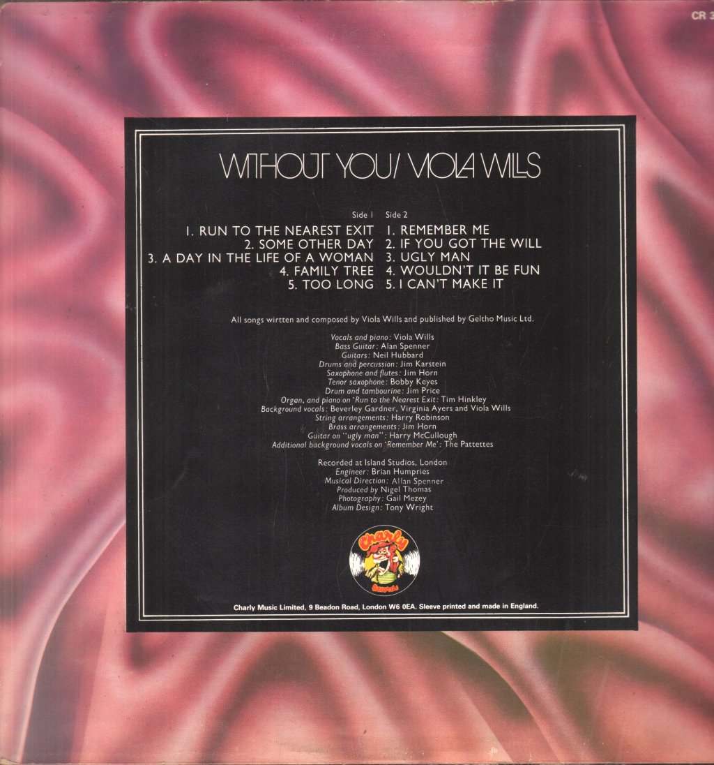 Viola Wills - Without You - Lp