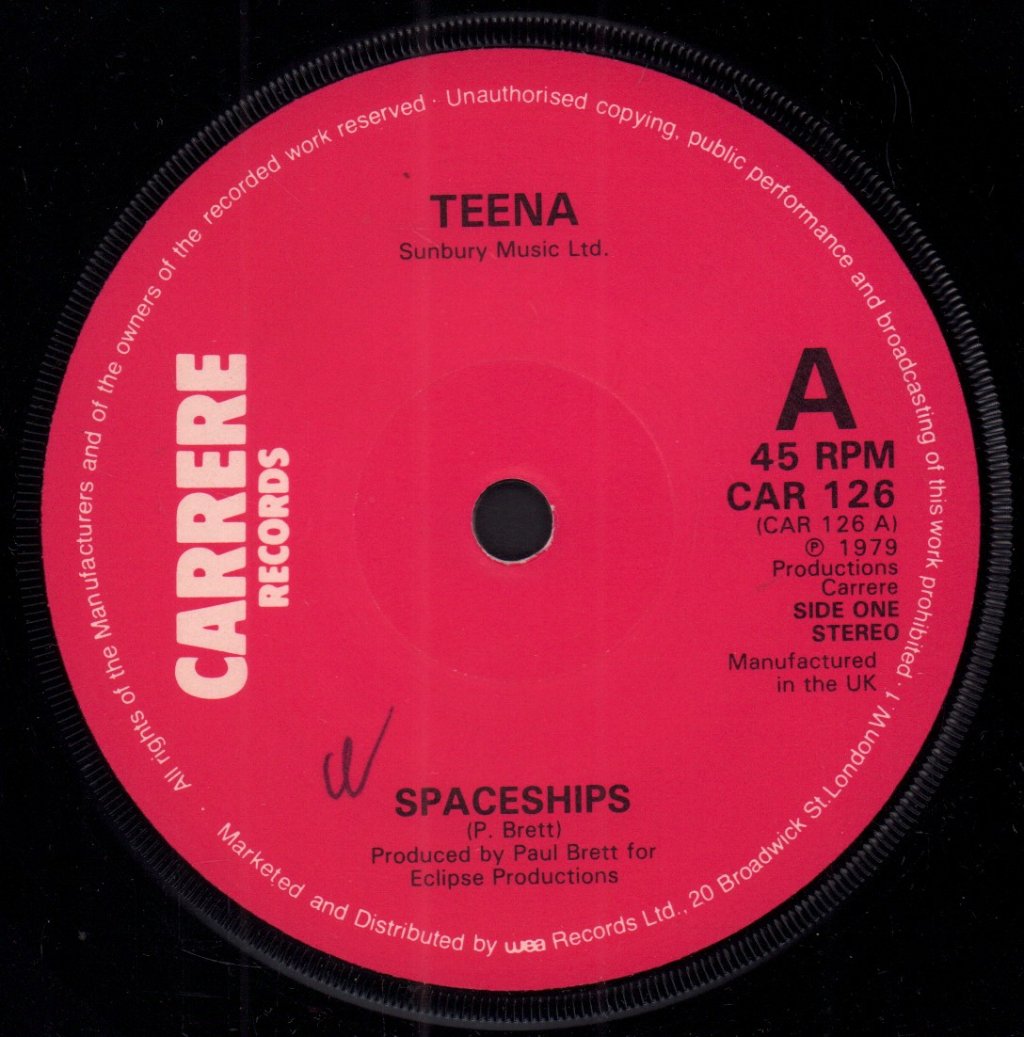 Teena - Spaceships - 7 Inch