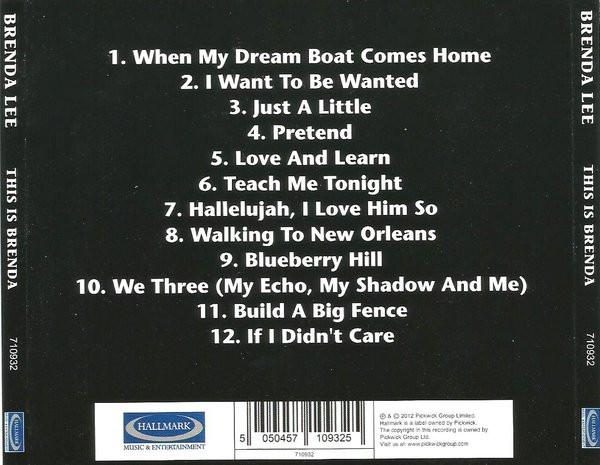 Brenda Lee - This Is Brenda - Cd