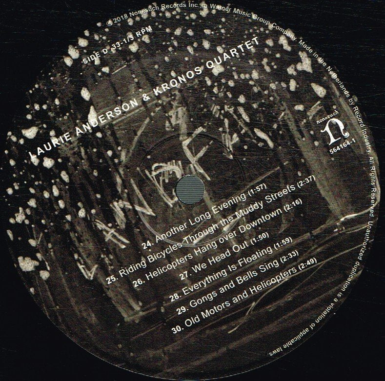 Laurie Anderson And Kronos Quartet - Landfall - Double Lp