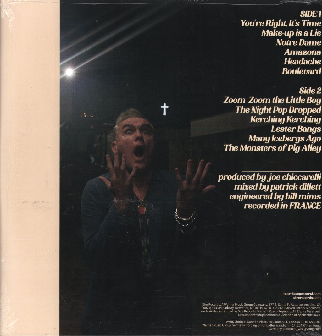 Morrissey - Make-Up Is A Lie - Lp