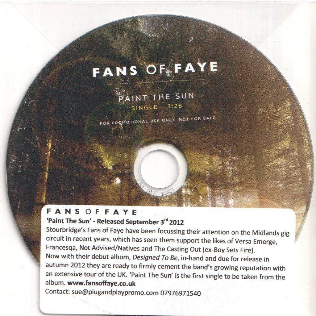 Fans Of Faye - paint the sun - Cdr