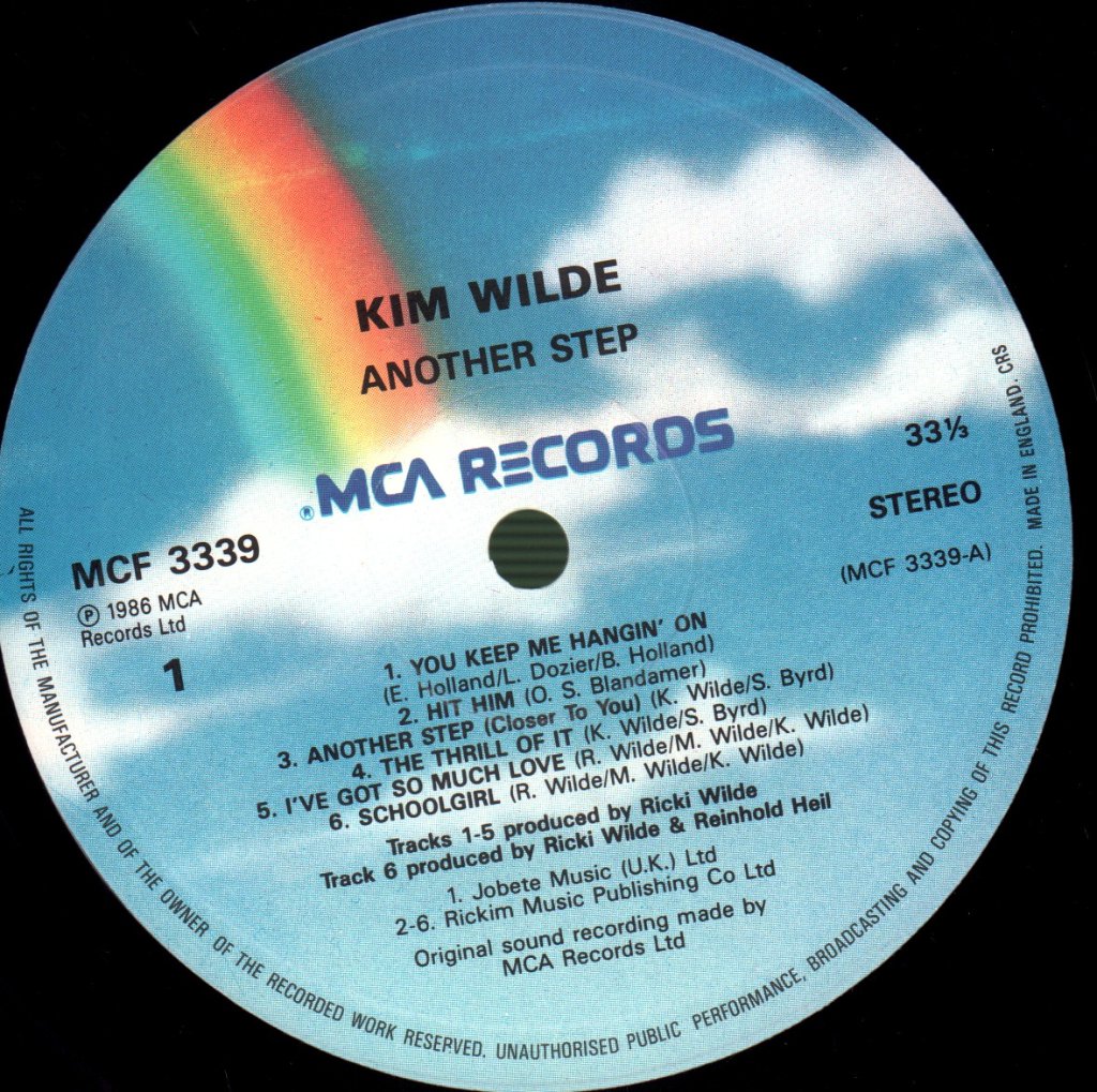 Kim Wilde - Another Step - Lp