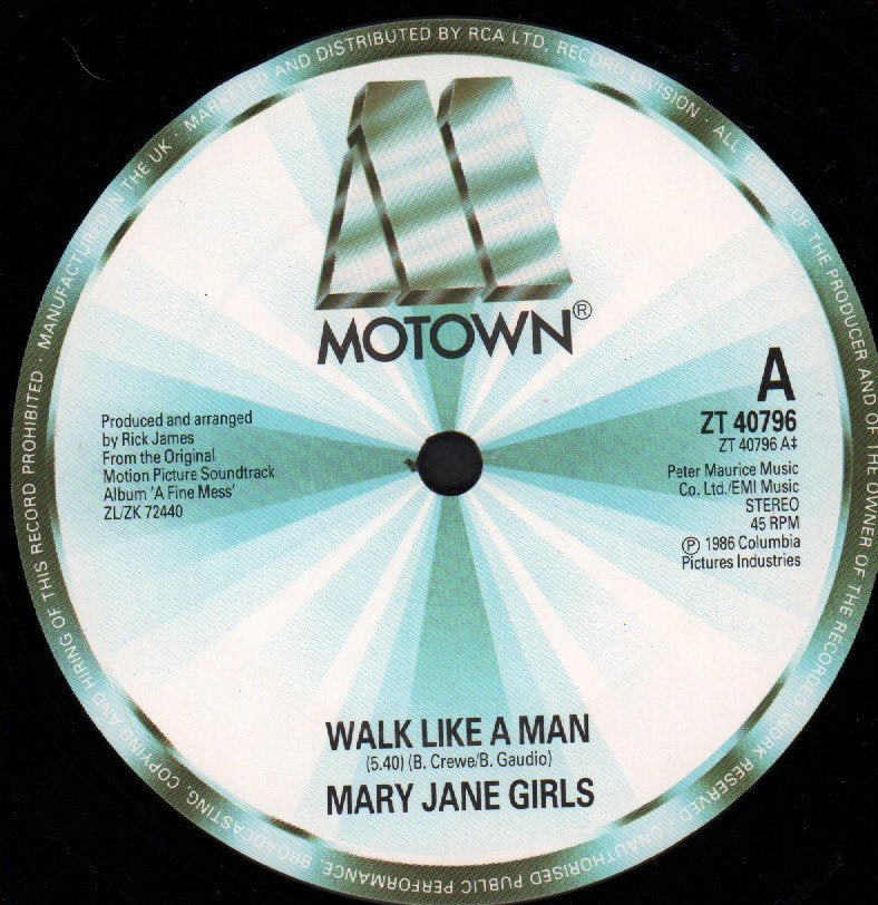 Mary Jane Girls - Walk Like A Man - 12 Inch