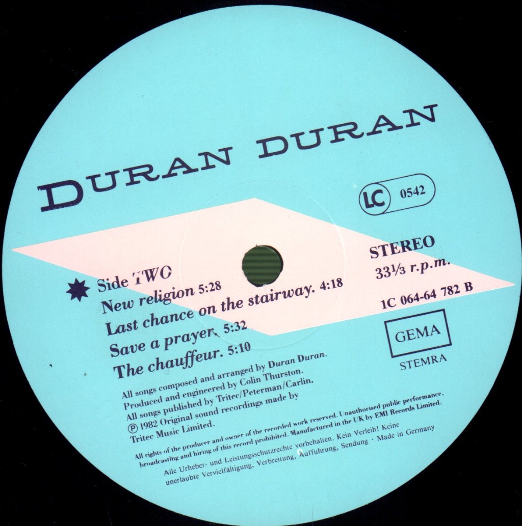 Duran Duran - Rio - Lp