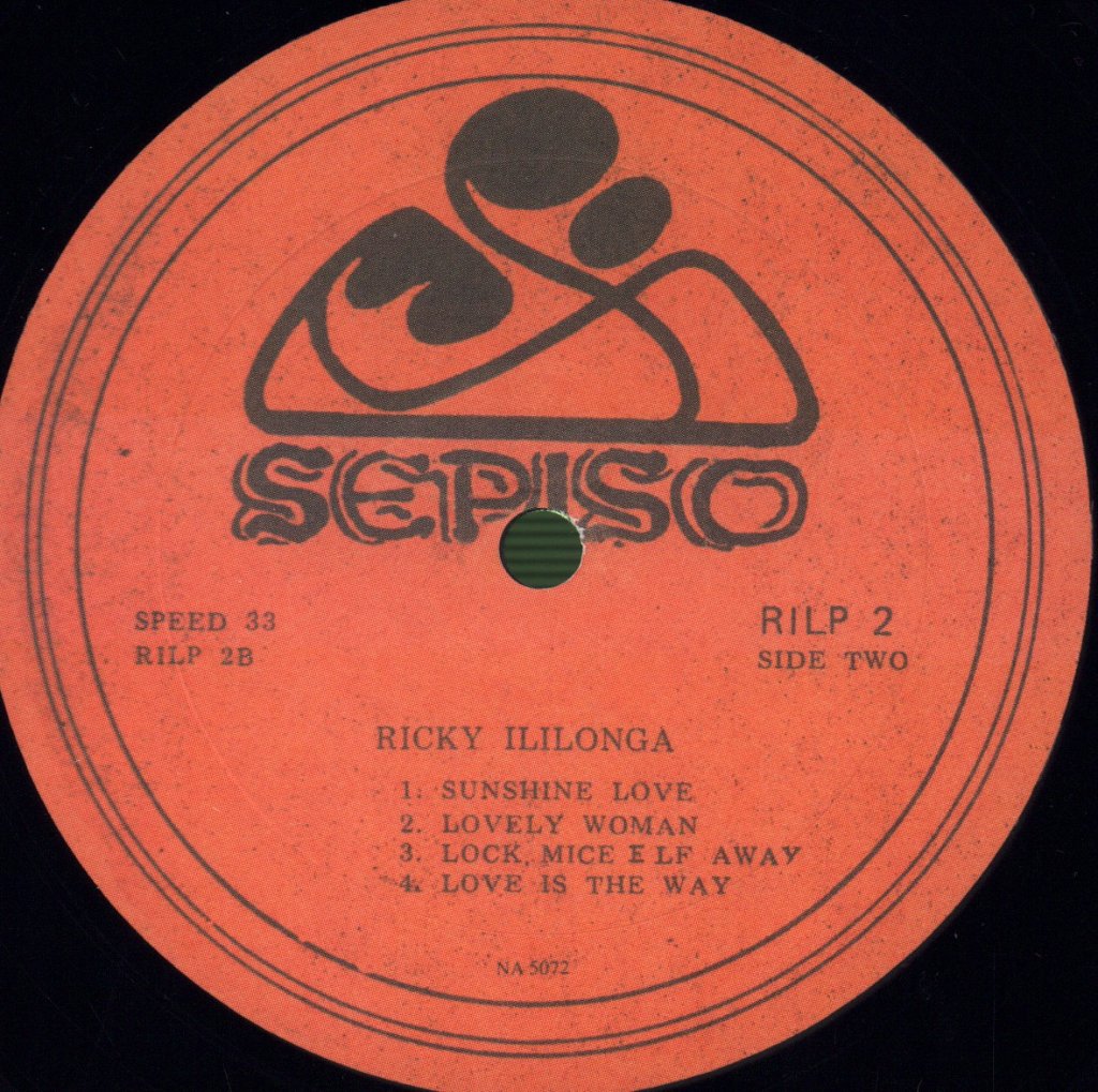 Rikki Ililonga - Sunshine Love - Lp