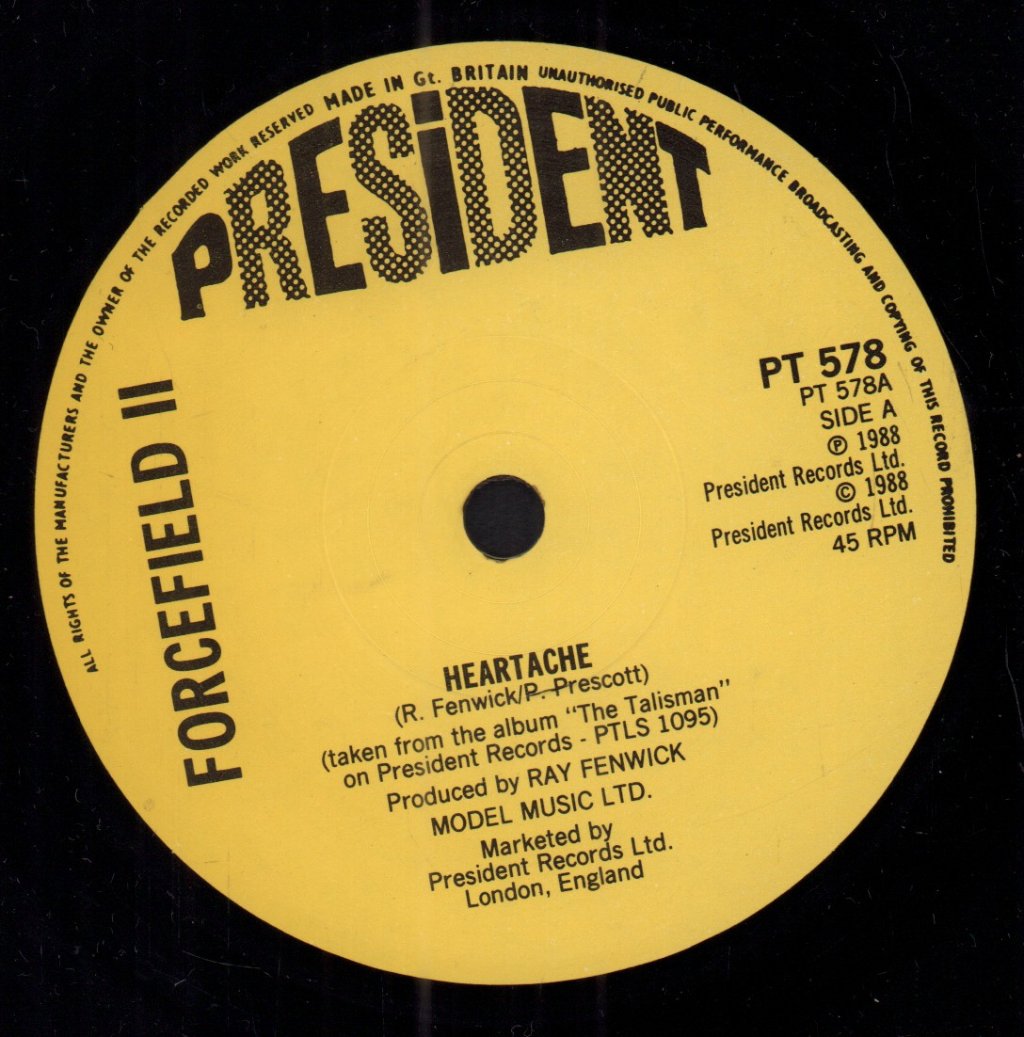 Forcefield 2 - Heartache - 7 Inch