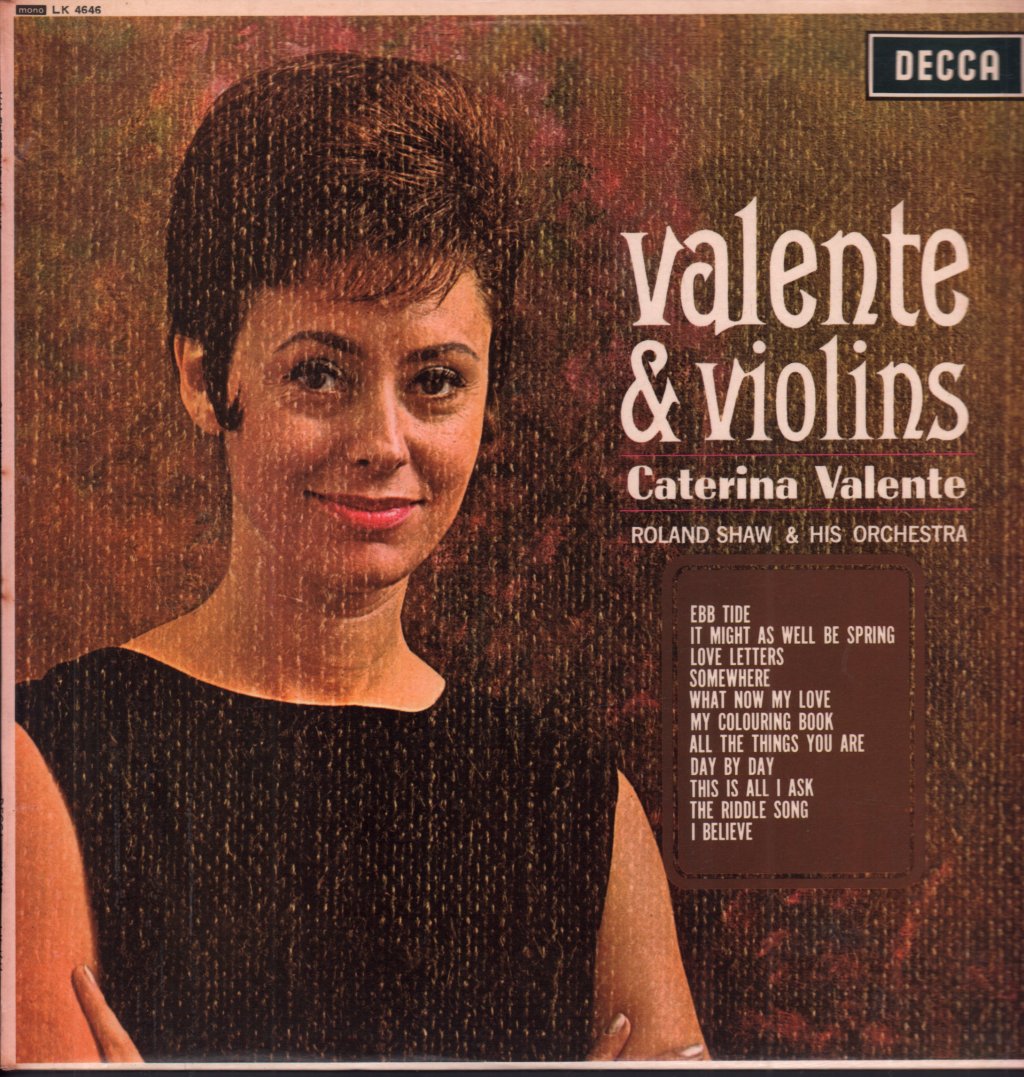 Caterina Valente - Valente & Violins - Lp