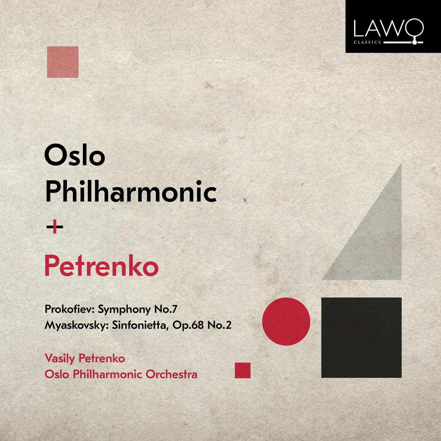 Oslo Philharmonic Orchestra - Prokofiev: Symphony No. 7, Op. 131 - Myaskovsky: Sinfonietta, Op. 68, No. 2 - Cd
