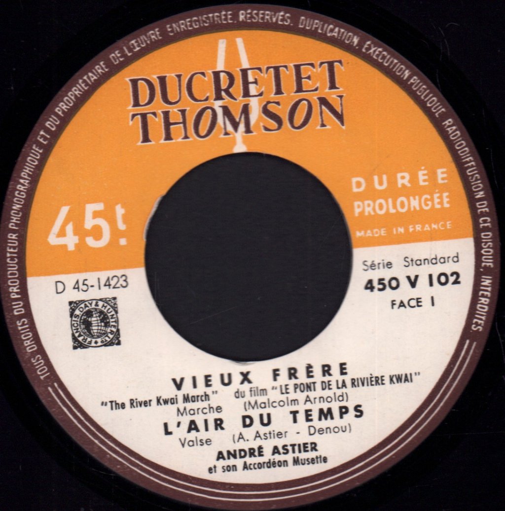 André Astier - Vieux Frère - 7 Inch