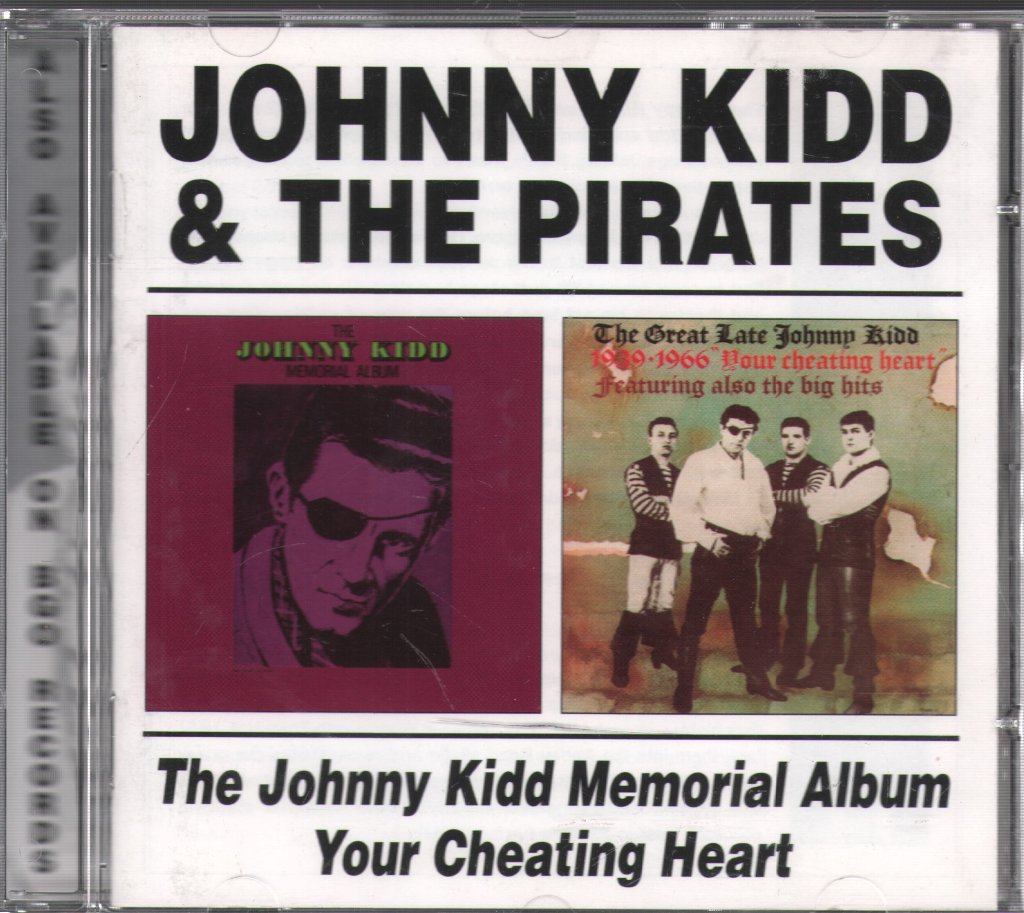 Johnny Kidd & The Pirates - Johnny Kidd Memorial Album / Your Cheating Heart - Cd