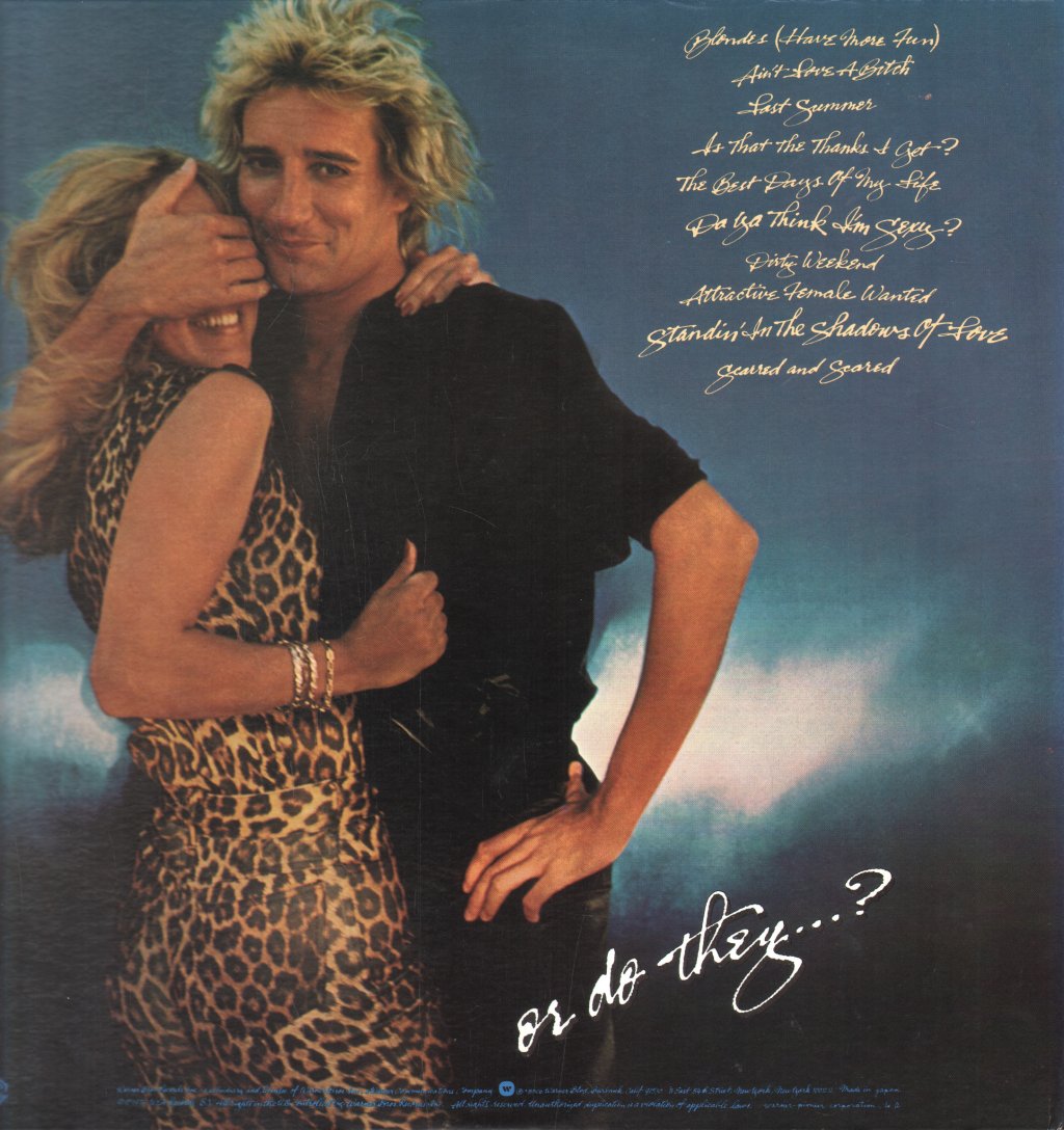 Rod Stewart - Blondes Have More Fun - Lp
