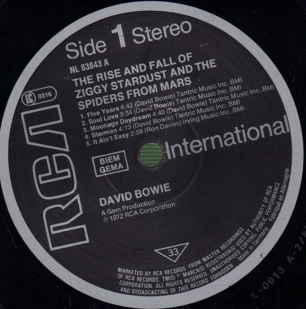 David Bowie - Ziggy Stardust - Lp