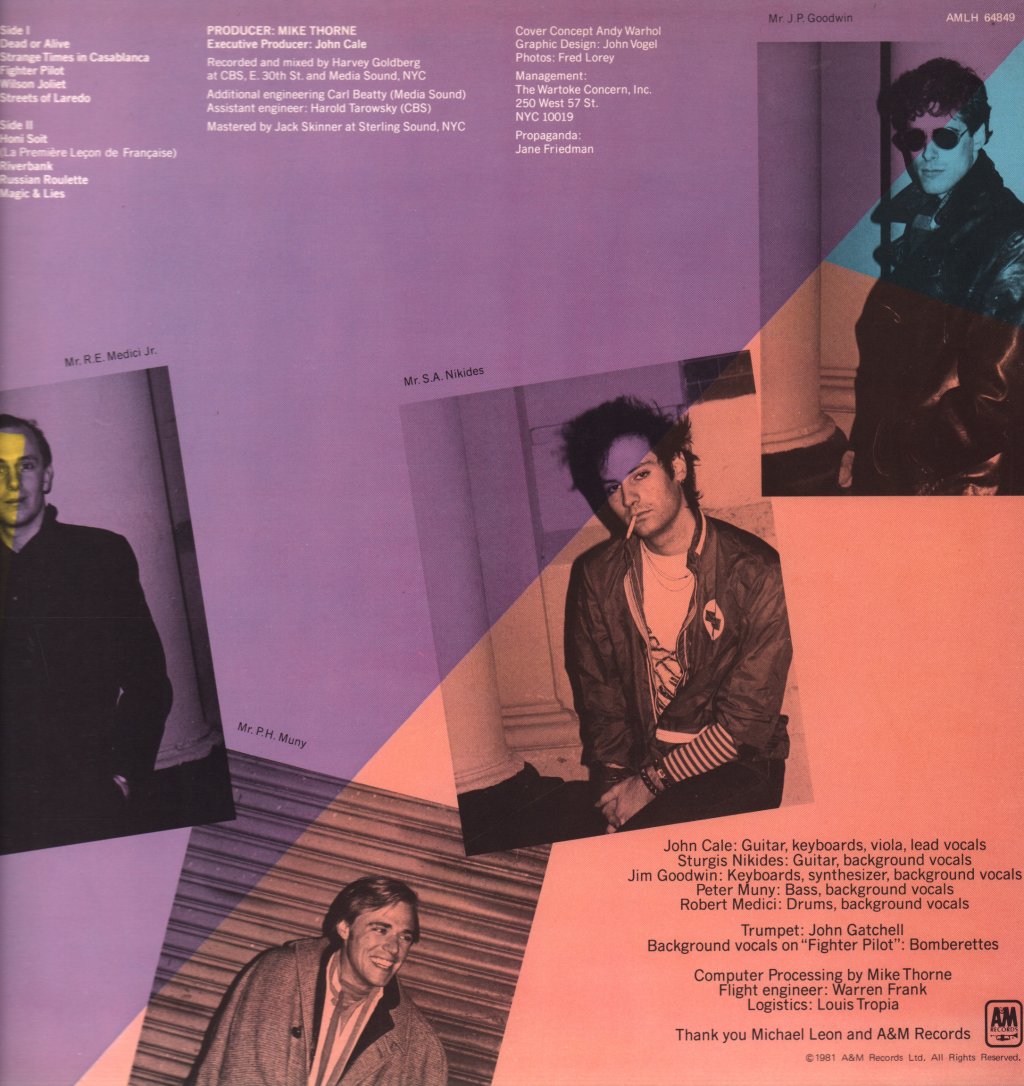 John Cale - Honi Soit - Lp