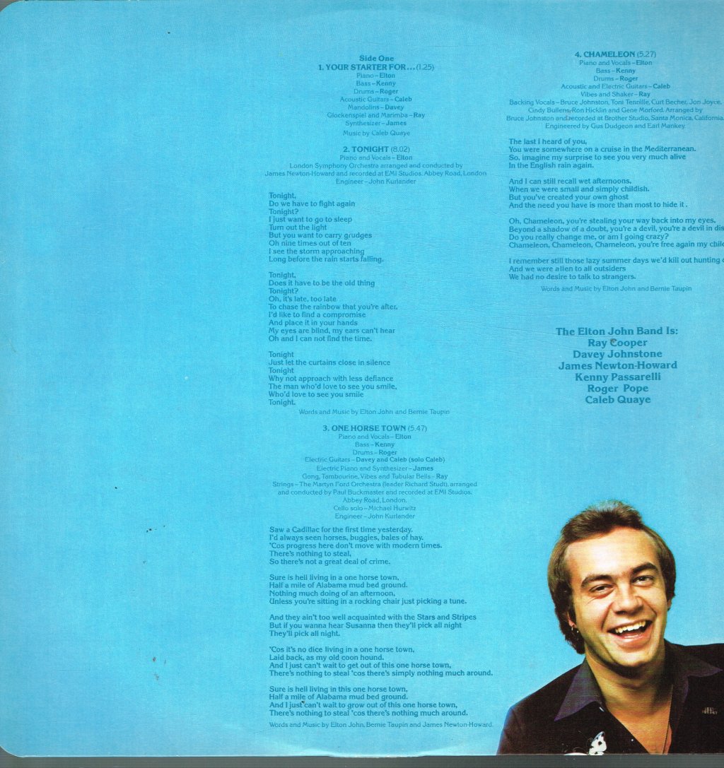 Elton John - Blue Moves - Double Lp