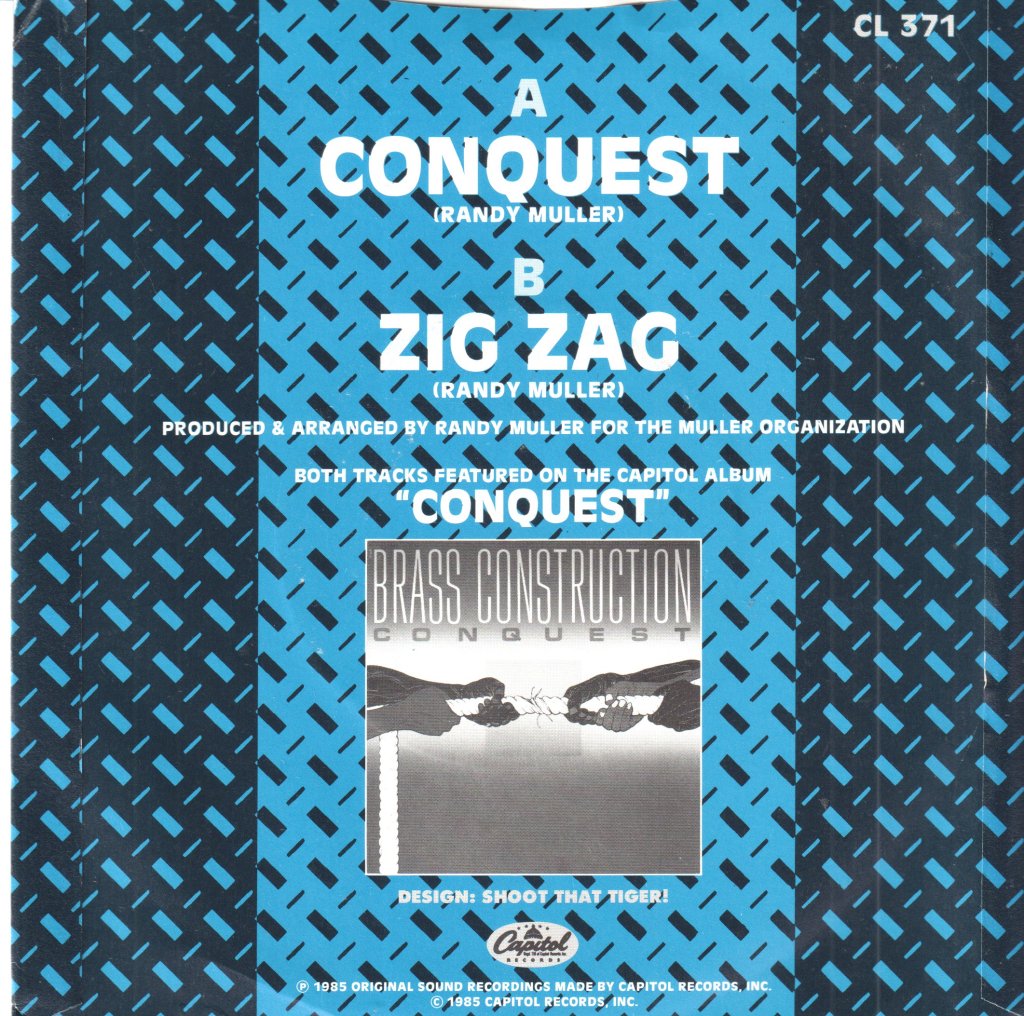 Brass Construction - Conquest - 7 Inch