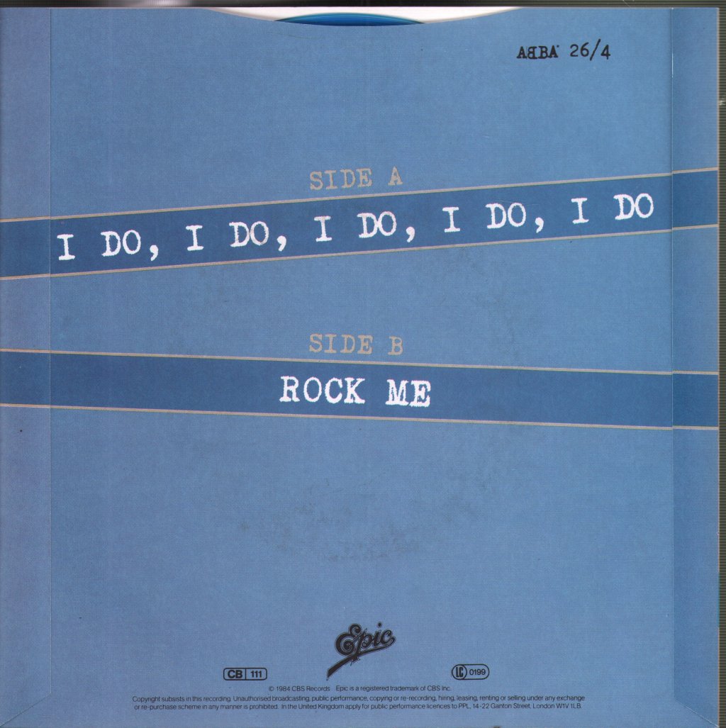 ABBA - I Do I Do I Do I Do I Do - 7 Inch