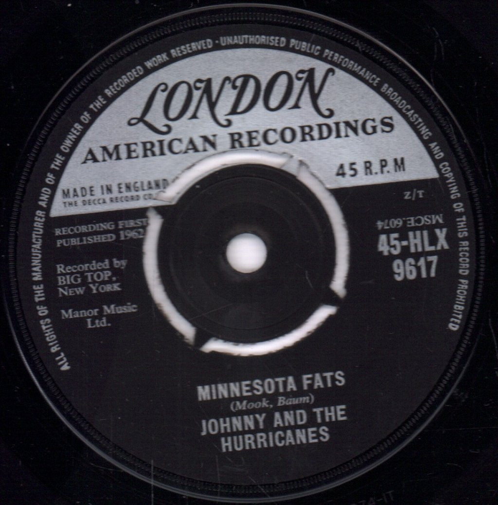 Johnny And The Hurricanes - Minnesota Fats - 7 Inch