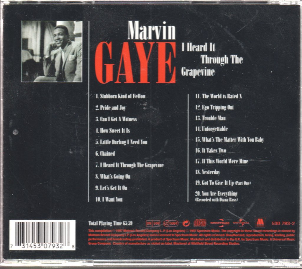 Marvin Gaye - I Heard It Through The Grapevine - Cd