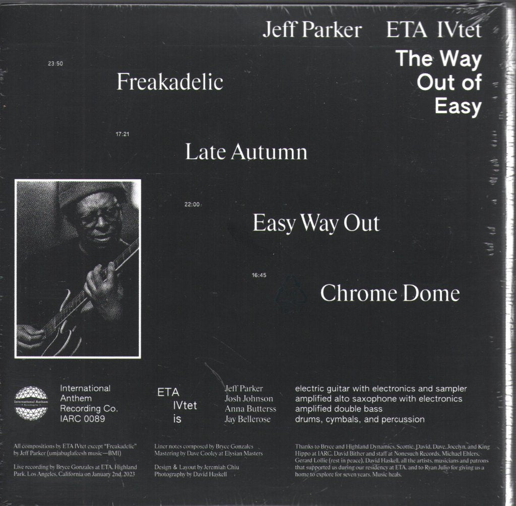 Jeff Parker and ETA IVtet - Way Out of Easy - Cd