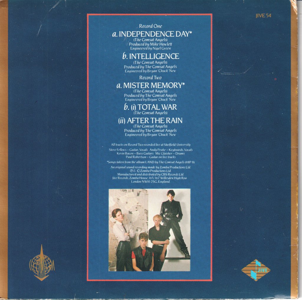 Comsat Angels - Independence Day - Double 7 Inch