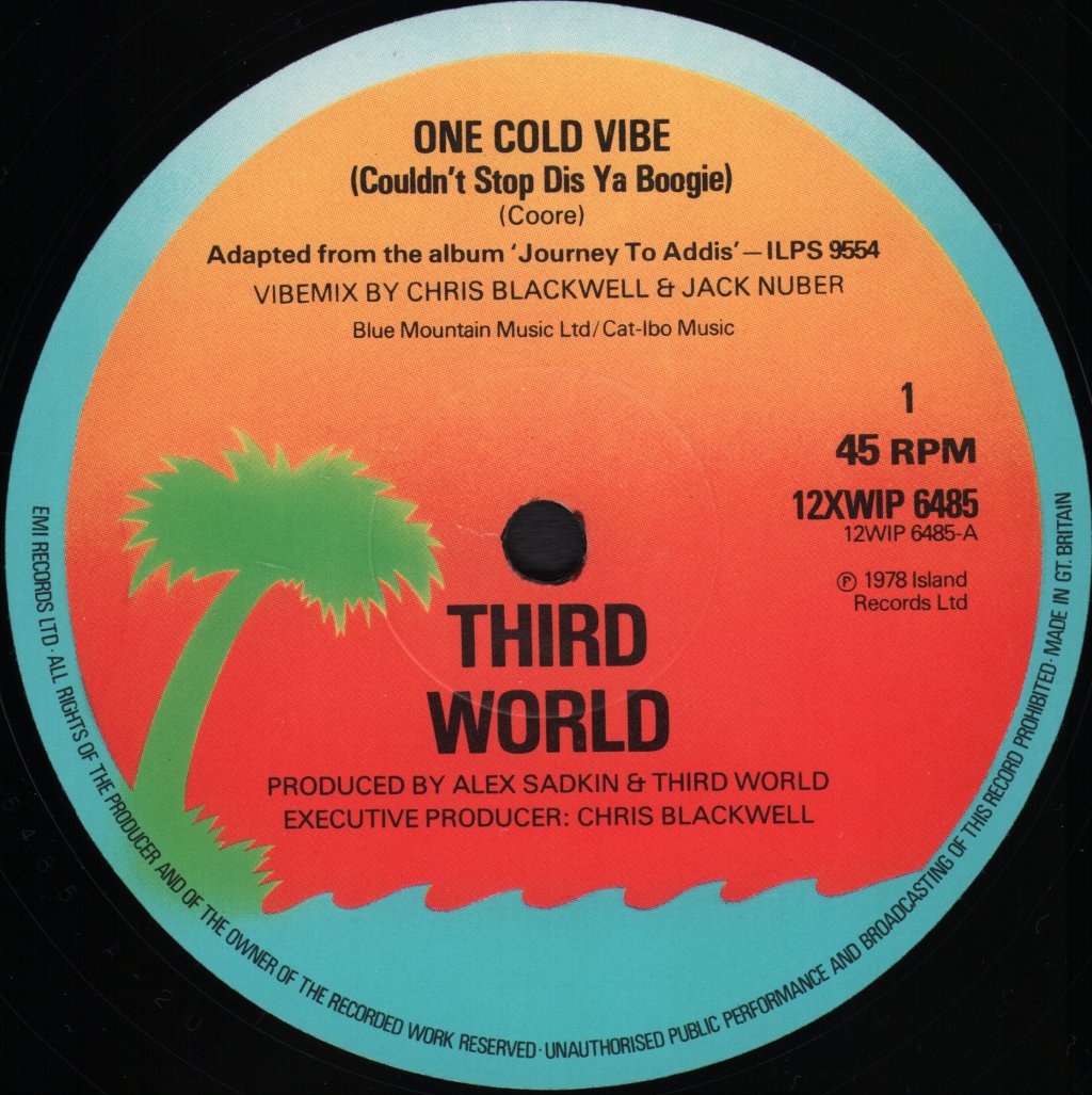 Third World (Reggae) - One Cold Vibe - 12 Inch