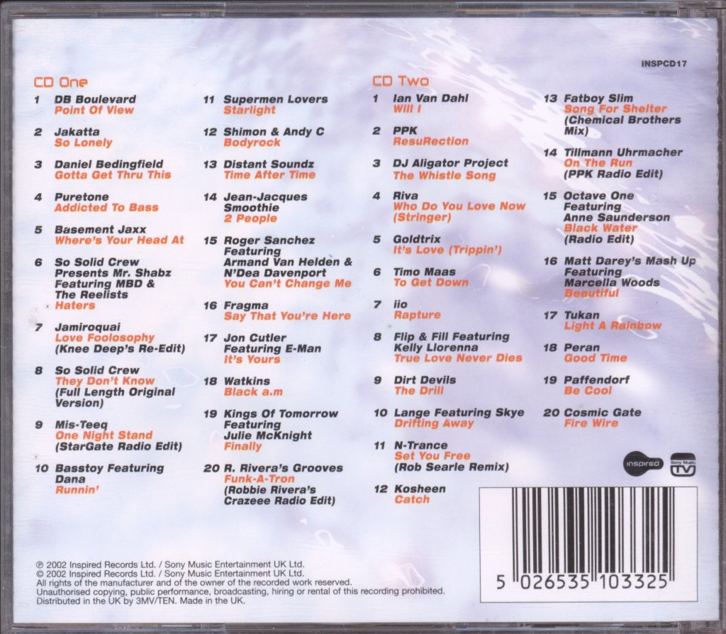 Various Artists - Club Hits 2002 - Double Cd