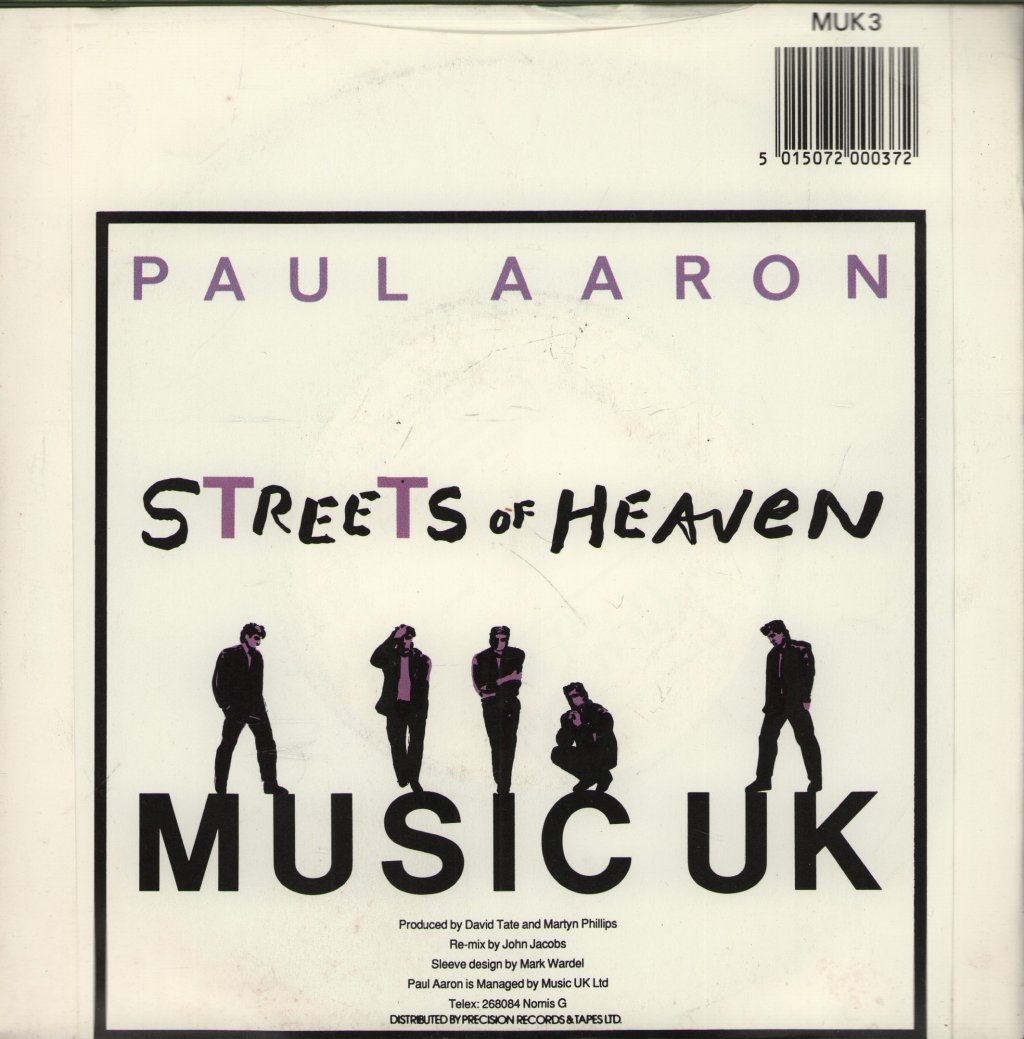 Paul Aaron - Streets Of Heaven - 7 Inch