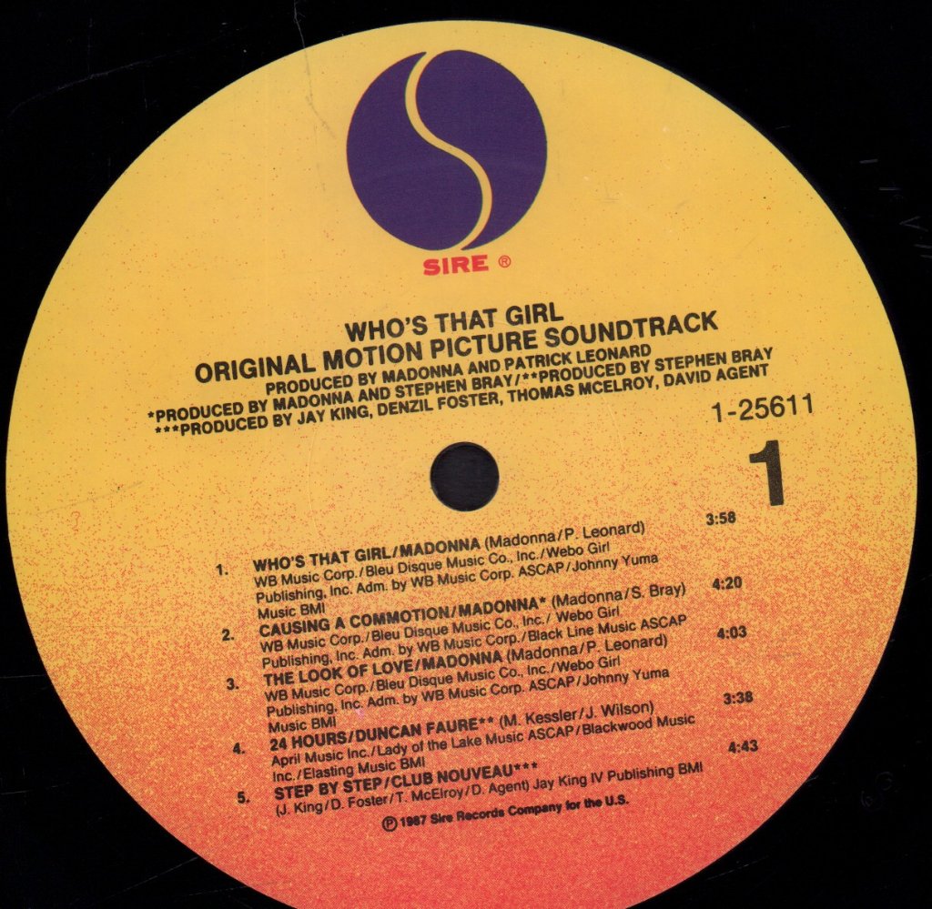 Madonna - Who's That Girl - Lp
