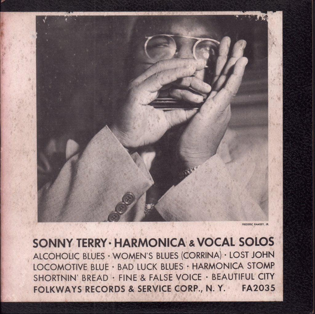 Sonny Terry - Harmonica & Vocal Solos - 10 Inch