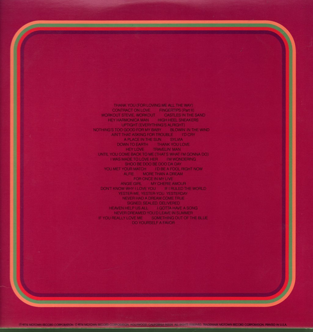 Stevie Wonder - Anthology - Triple Lp