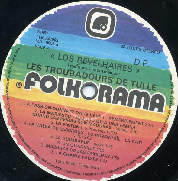Les Troubadours De Tulle - Los Revelhaires - Lp
