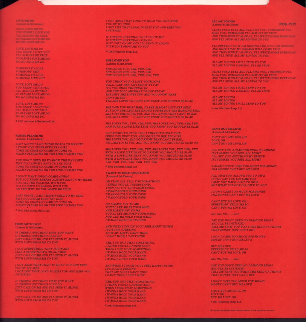 Beatles - 1962-1966 - Double Lp
