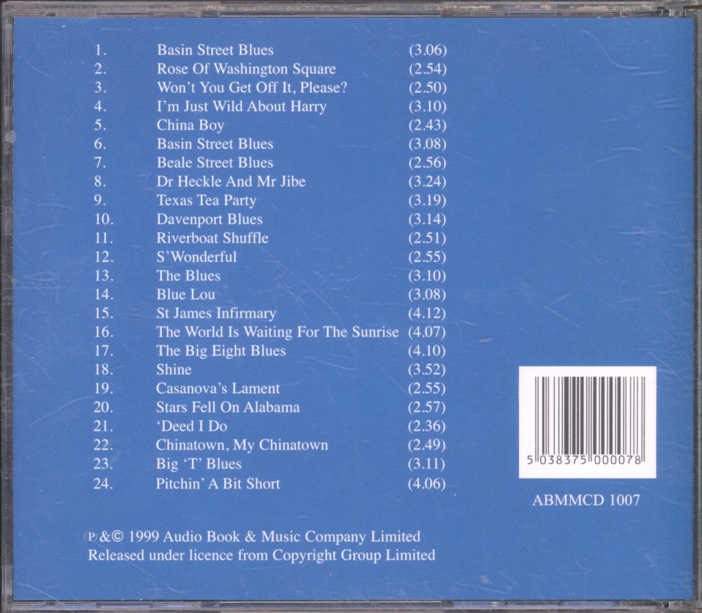 Jack Teagarden - Basin Street Blues - Cd