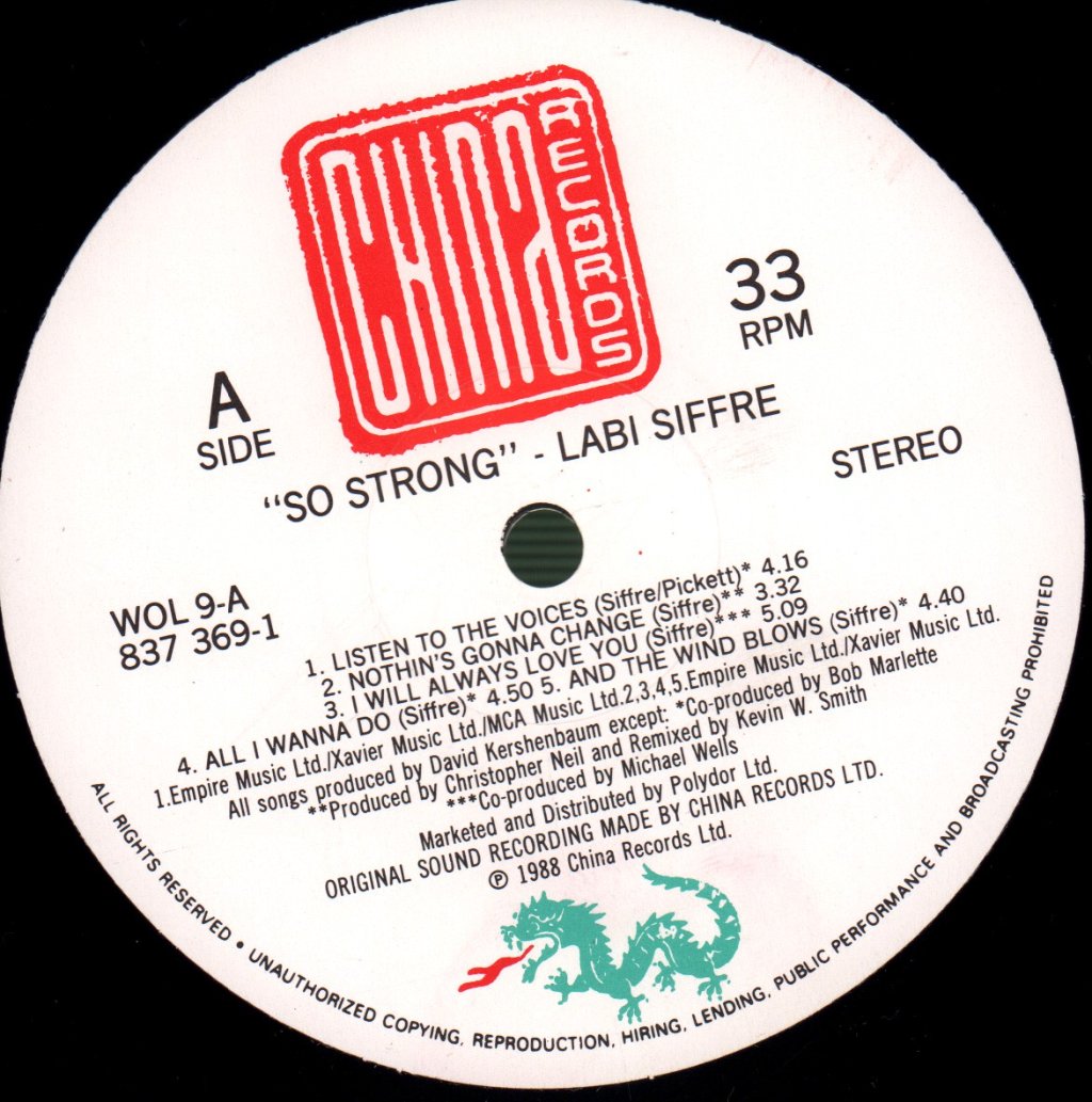 Labi Siffre - So Strong - Lp