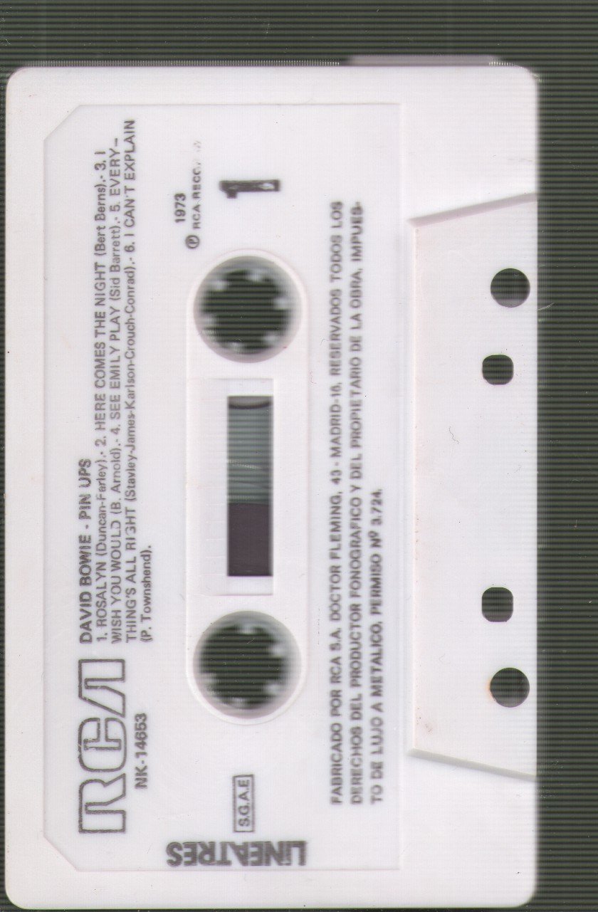 David Bowie - Pinups - Cassette