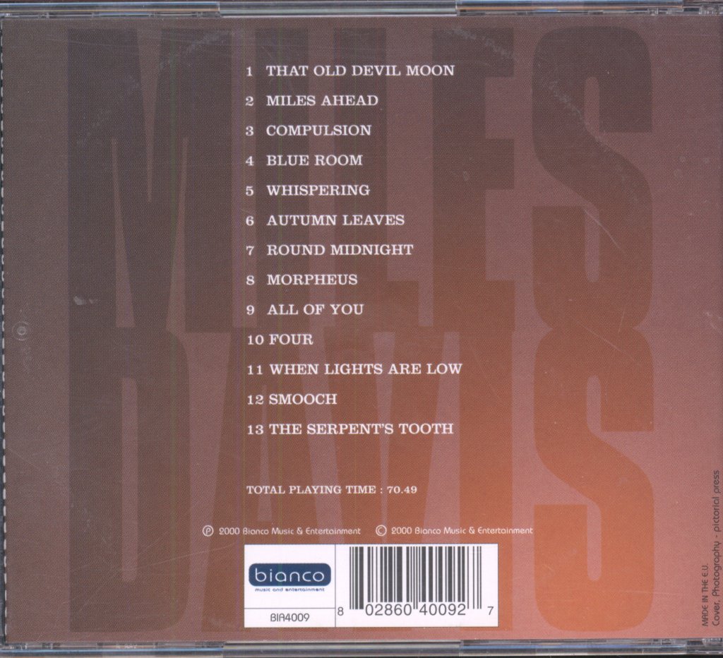 Miles Davis - Miles Ahead - Cd