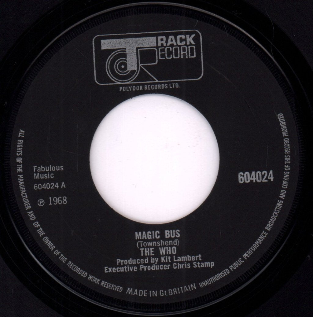 Who - Magic Bus - 7 Inch