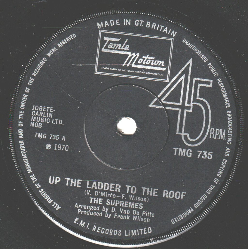 Supremes - Up The Ladder To The Roof - 7 Inch