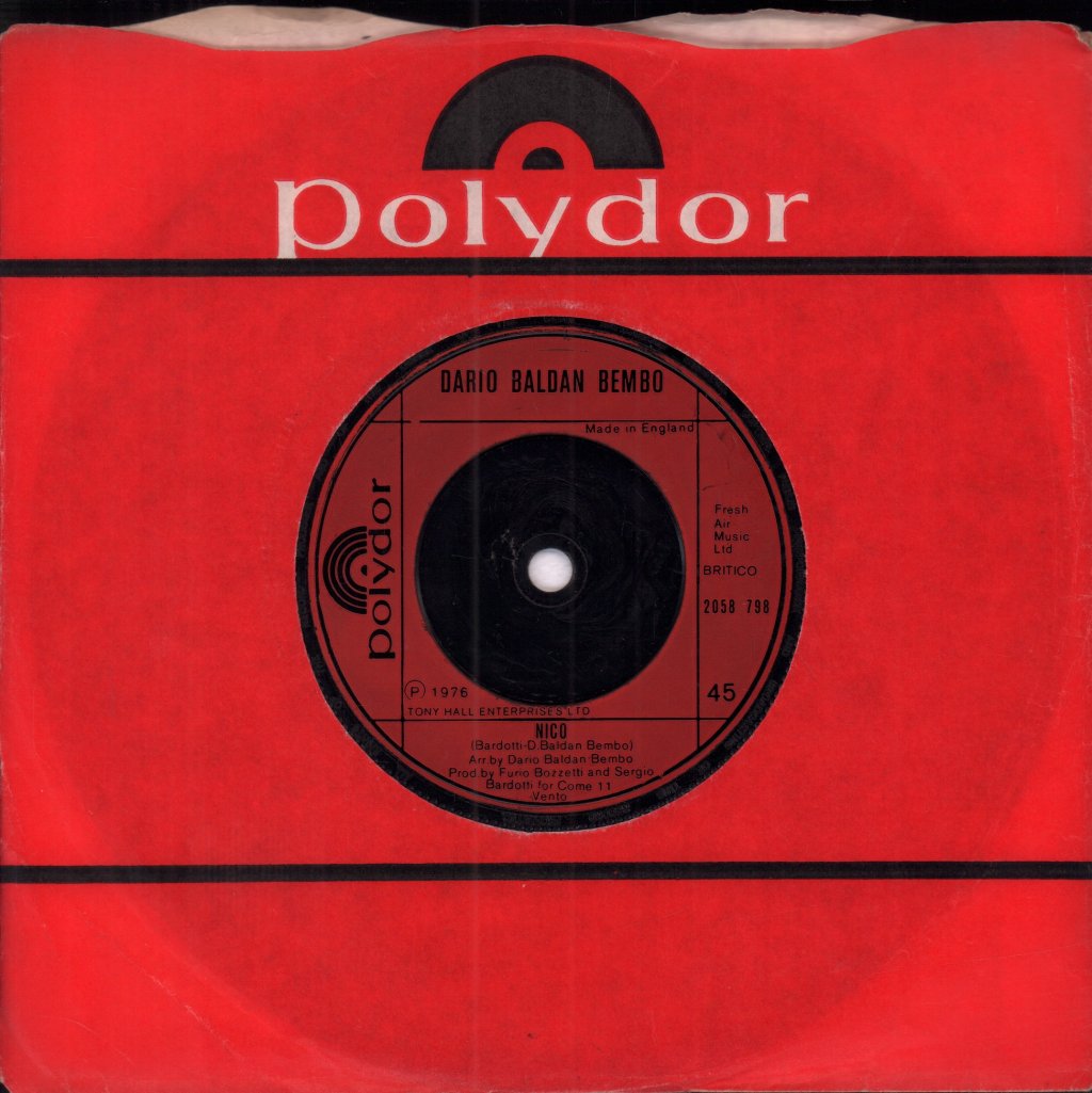 Dario Baldan Bembo - Aria - 7 Inch