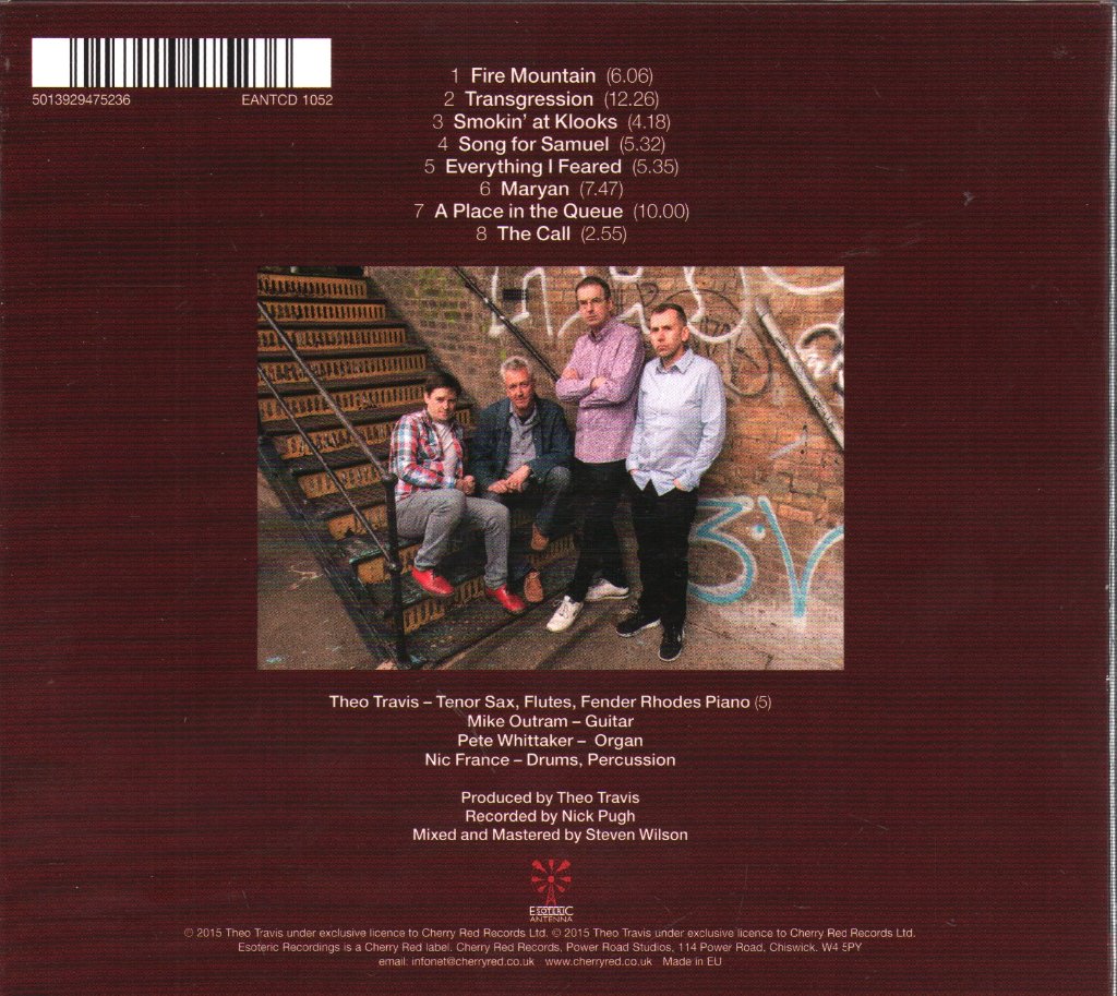 Theo Travis' Double Talk - Transgression - Cd