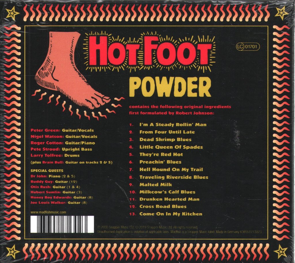 Peter Green with Nigel Watson - Hotfoot Powder - Cd