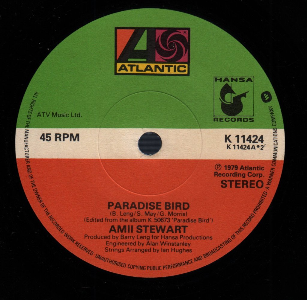 Amii Stewart - Letter - 7 Inch