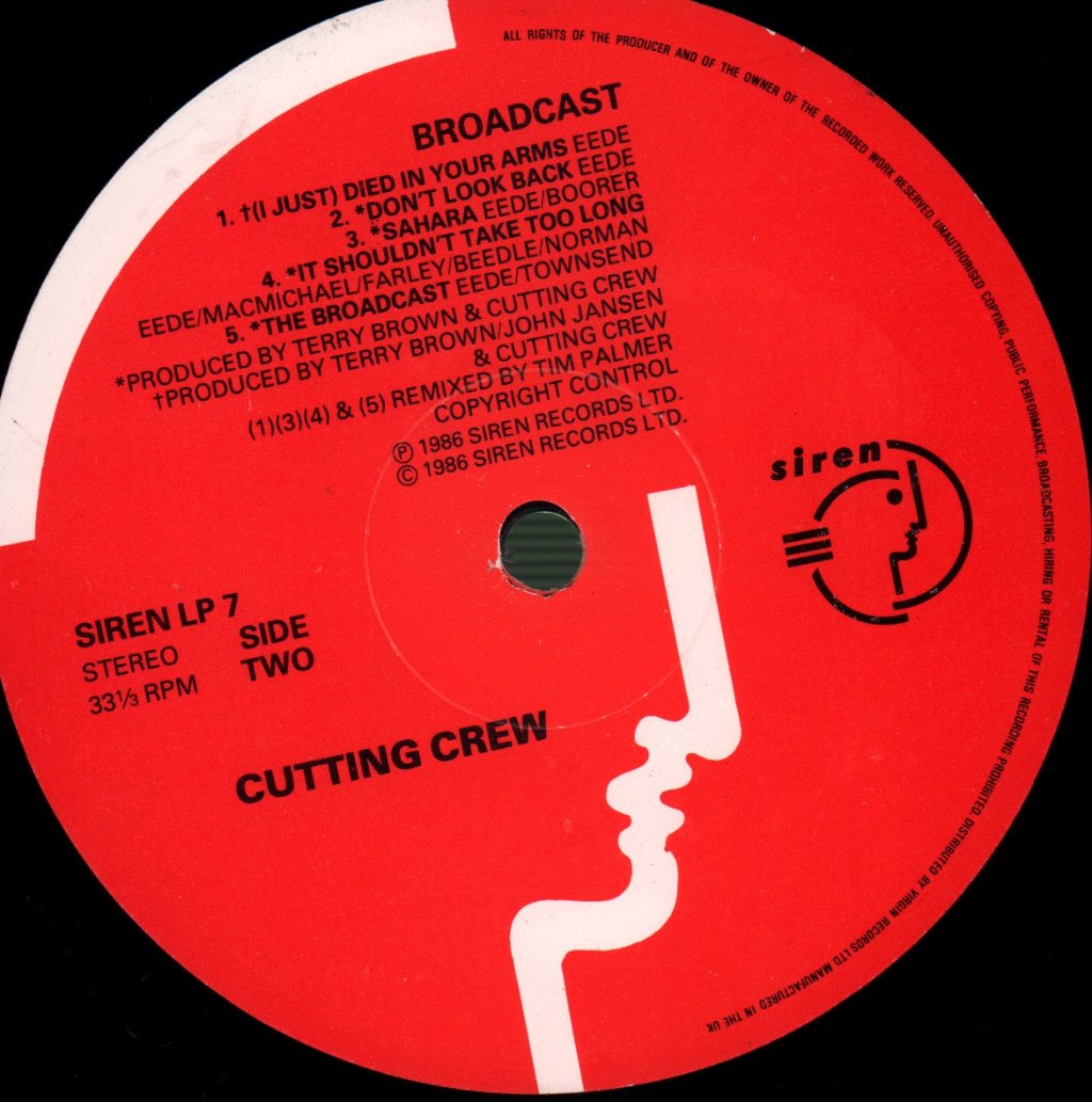 Cutting Crew - Broadcast - Lp